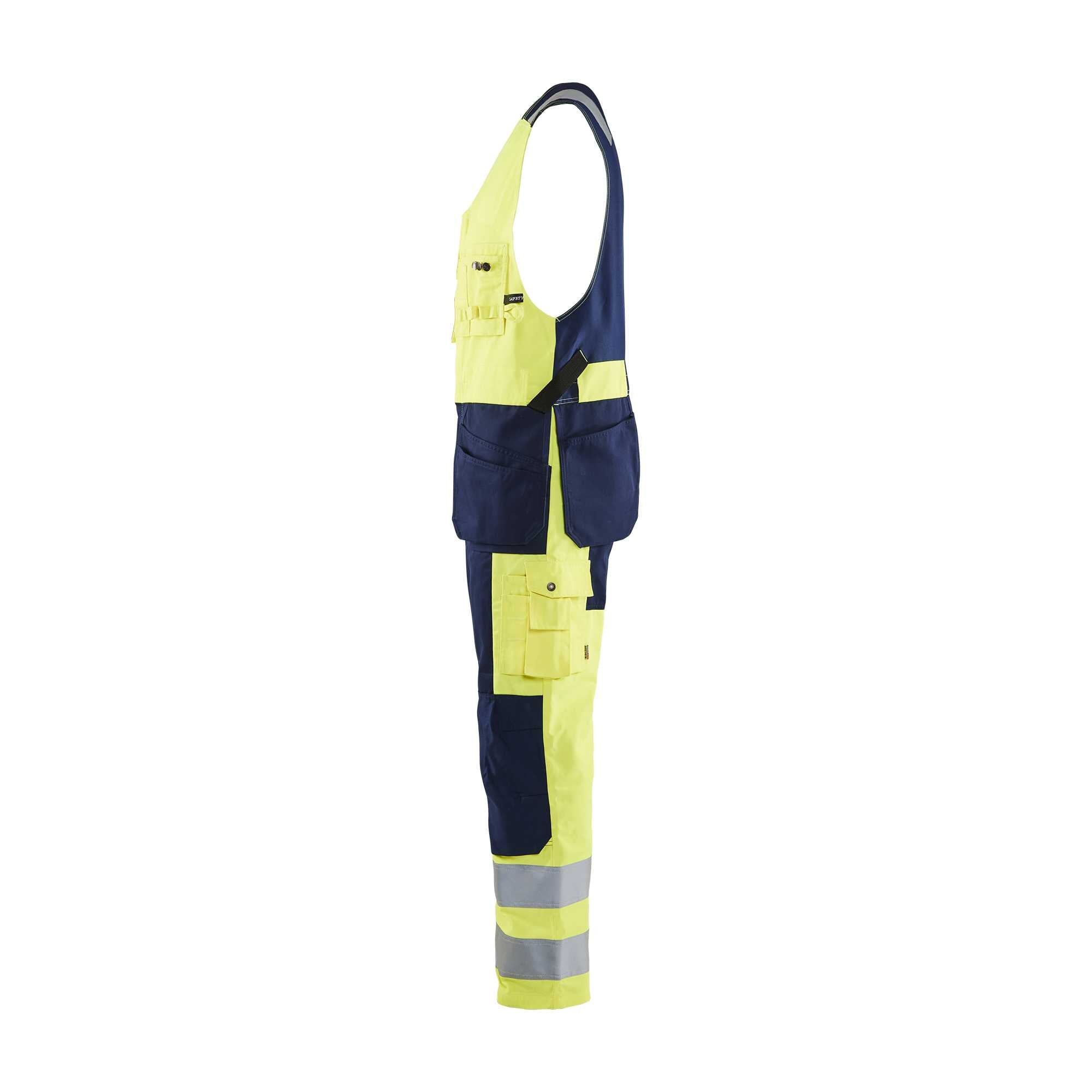 BLAKLADER 26531804 Hi Vis Sleeveless Overall Work Overall Men - polyester cotton blend